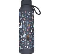 Quokka Borraccia termica in acciaio inox solido con gancio Slate 630 ml Frozen Forest