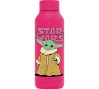Quokka Borraccia termica in acciaio inox solido Raspberry Pink 510 ml The Mandalorian GROGU Neon