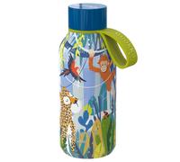Quokka, Bottiglia Termica 330ml Modello Solid Kids con Cinghia e Motivo Giungla