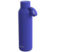 Quokka, Bottiglia Termica 630ml Collezione Solid con Cinghia, Blu scuro