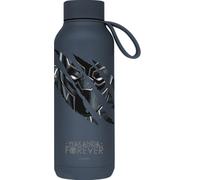 QUOKKA BOTTIGLIA TERMICA IN ACCIAIO INOSSIDABILE SOLID CON LACCETTO SLATE 510 ML MARVEL BLACK PANTHER