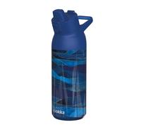 Quokka Bottiglia Tide Oil Mountains 700ml - Beccuccio Comodo e Sicuro - Manico Ergonomico Integrato - Acciaio Inossidabile Riutilizzabile