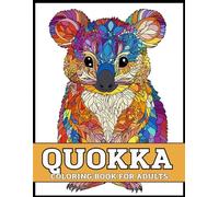 Quokka Coloring Book for Adults: Cute Quokka Mandala Designs for Relaxation and Stress Relief | Adorable Animal Mandala Coloring Book