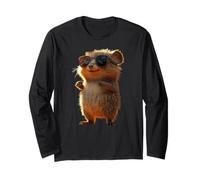 Quokka con Occhiali da Sole Sorriso Felice con i Quokka Maglia a Manica