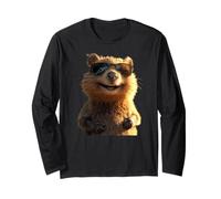 Quokka con Occhiali da Sole Sorriso Felice con i Quokka Maglia a Manica