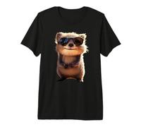 Quokka con Occhiali da Sole Sorriso Felice con i Quokka Maglietta Premium