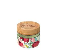Quokka DELI SPRING | CONTENITORE PER CIBO IN VETRO CON COPERTURA IN SILICONE 500 ML