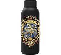 Quokka HP Ravenclaw - Borraccia termica in acciaio inox solido Jet Black 510 ml