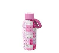 Quokka Solid Kids thermos con laccetto Pink Bricks 330 ml