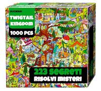 QUOKKA Puzzle Da 1000 Pezzi Per Adulti - 223 Segreti Nascosti - Pezzi Spessi E Aderenti - Colleziona Tutti E Quattro - Puzzle Per Adulti Della Serie Per Costruire - Foresta