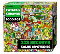 QUOKKA Puzzle Da 1000 Pezzi Per Adulti - 223 Segreti Nascosti - Storia Audio Coinvolgente - Pezzi Spessi E Aderenti - Colleziona Tutti E Quattro - Puzzle Per Adulti Della Serie Per Costruire - Foresta