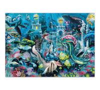 QUOKKA Puzzle Da 1000 Pezzi Per Adulti E Oltre - Puzzle Per Uomini E Donne - Tema Città Perduta Sotto L’Oceano - Cartone Certificato FSC - Attività Artistica Stimolante E Rilassante Per Uomini E Donne