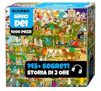 QUOKKA Puzzle Da 1000 Pezzi Per Adulti Miti Antichi Dei Greci - Confezione Premium Con Sfide Extra Divertenti - Perfetto Per Rilassarsi - Stimolare La Creatività E Fare Un Regalo