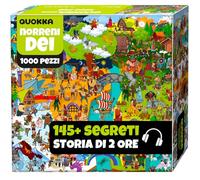 QUOKKA Puzzle Da 1000 Pezzi Per Adulti Miti Antichi Dei Norvegesi - Confezione Premium Con Sfide Extra Divertenti - Perfetto Per Rilassarsi - Stimolare La Creatività E Fare Un Regalo
