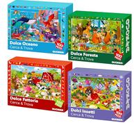 QUOKKA Puzzle Per Bambini Di 3-4 Anni - Puzzle Da 4x100 Pezzi Per Bambini Dai 5 Agli 8 Anni - Gioco Educativo Di Ricerca E Scoperta Con Animali E Insetti - Giocattoli Didattici Con Puzzle Ai 7 Anni