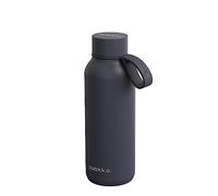 Quokka SOLID CON SUPPORTO SLATE | TERMO BOTTIGLIA IN ACCIAIO INOX CON SUPPORTO 510 ML