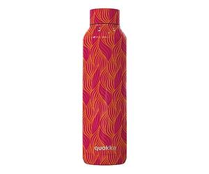 Quokka Solid - Orange Bloom 630 ML | Bottiglie d'acqua in acciaio inox senza BPA | Bottiglia termica a doppia parete - Mantiene il freddo e il calore per bambini e adulti