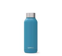 Quokka Solid - Steel Blue 510 ML | Bottiglie d'acqua in acciaio inox senza BPA | Bottiglia termica a doppia parete - Mantiene il freddo e il calore per bambini e adulti