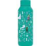 Quokka SOLID X DISNEY | BOTTIGLIA TERMICA IN ACCIAIO INOX DOPPIA PARETE | FROZEN FOREST