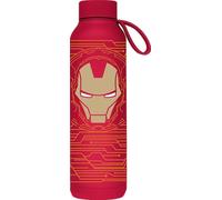 Quokka Borraccia termica in acciaio inox solido con gancio Cherry Red 630 ml Iron Man