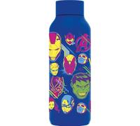 Quokka SOLID X MARVEL | BOTTIGLIA TERMICA IN ACCIAIO INOX DOPPIA PARETE | AVENGERS NEON