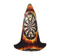 quopvn Mantello con cappuccio con stampa freccette per adolescenti può essere utilizzato per feste, carnevale, Halloween, feste in costume e così via.