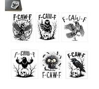 Quorvex Adesivi divertenti per adulti, impermeabili, anti-UV, adesivi a forma di cartone animato, per fiaschette, paraurti, telefono, album di ritagli, diari, skateboard, bagagli