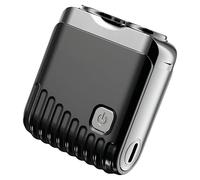 Quorvex o Elettrico Per Uomini - Trimmer Rotativo Compatto | Rotanti Ricaricabili Via USB | Bagno Camera da Viaggio Viaggio di Lavoro Papà Fidanzato Marito Collega Maschio