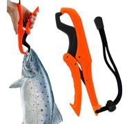 Quorvex Pinza per labbra a forma di pesce, supporto galleggiante per spigola pescata con cordino, morsetto a sgancio rapido, accessorio per kayak, per nonno, padre, zio, amico, vicino