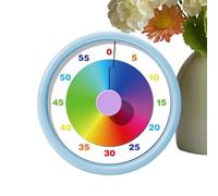 Quorvex Timer Visivo Per Bambini - Strumento di Apprendimento Silenzioso | Timer Visivo A Disco Per Aula | per Casa Scuola Cucina Camera Biblioteca Scrivania Palestra Studio Lavoro Cottura Gioco