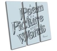 Quote Inspirational Motivational Vintage TREBLE TELA parete arte foto stampa