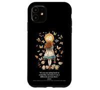 Quote Le avventure di Alice nel paese delle meraviglie di Lewis Carroll 1865 Custodia per iPhone 11