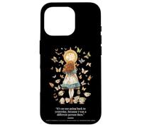 Quote Le avventure di Alice nel paese delle meraviglie di Lewis Carroll 1865 Custodia per iPhone 16 Pro
