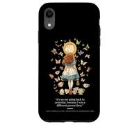 Quote Le avventure di Alice nel paese delle meraviglie di Lewis Carroll 1865 Custodia per iPhone XR
