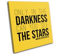 Quote Martin Luther King Jr. Typography SINGLE TELA parete arte foto stampa