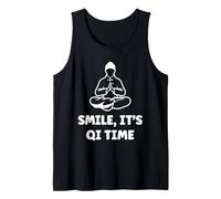 Quote Relaxation Qi-Gong Simple Smile It's Qi Time Qigong Canotta