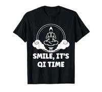 Quote Relaxation Qi-Gong Simple Smile It's Qi Time Qigong Maglietta