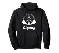 Quote Sport Minimalist Relaxation Qi Gong Simple Qigong Felpa con Cappuccio