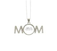 Quote Wealth Is The Test Of A Man's Character Festa della Mamma Regalo per Mamma Nana Nonna Collana Compleanno Gioielli, Medio