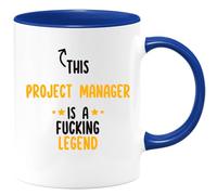 quotedazur Café-Croissant - Mug Questo Project Manager È Una Leggenda - Regalo Divertente Per Manager, Compleanni, Feste Di Lavoro, Trasferimenti