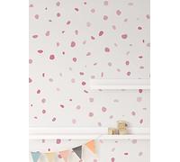 QuoteMyWall 150 adesivi murali rosa pastello a pois per la stanza delle ragazze decalcomanie fard murales murales vinile decorazione murale pois stampa dalmata