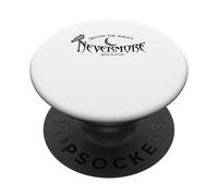 Quoth il corvo mai più gotico corvo luna e le stelle PopSockets PopGrip Adesivo