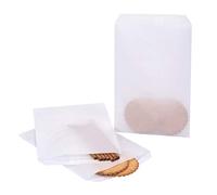 Quotidian Bianco Piatto Grande Carta Pergamena Cerata Sacchetti per Sandwich 6" x 9" (15 x 22,8cm) Confezione da 100 - Alimentari Snack Popcorn Sandwich Business