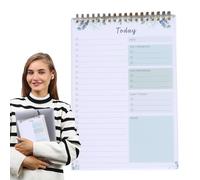 Quotidiano checklist block-notes, blocco per lista delle cose da , 52 fogli per scrivere quotidianamente, lista di controllo, organizer per notebook, portatile, robusto