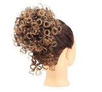Quotidiano Chignon spettinato for donna, extension for capelli sintetici ricci con coulisse elastica Parrucche(1BT30)