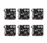 Qupdjxukis 6X BT5.0 Audio MP3 Bluetooth Audio Decoder Board Lossless Car Speaker Audio Amplifier Board Ricevitore Audio DIY Nero