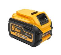 QUPERR Batteria di ricambio per batteria Dewalt 54 V/18 V ad alta capacità (9,0 Ah/ 3,0 Ah), compatibile con utensili elettrici Dewalt DCB609, DCB606, DCB547, DCB548, ecc.