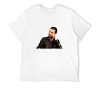 QURUMBAGH John Carpenters The Thing Print Unisex T-Shirts Men Tee Cotton Tops Black Shirt S