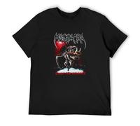 QURUMBAGH Massacra Enjoy The Violence Death Thrash Metal Loudblast Print Unisex T-Shirts Men Tee Cotton Tops Black Shirt 3XL