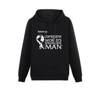 QURUMBAGH Worlds Strongest Man 2017 Replica Mens Hoodies Pullover Hoody Black Sweatershirt XL